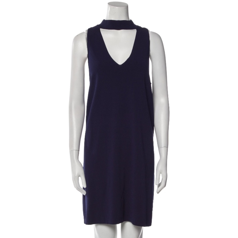 Milly Mock Neck Mini Dress